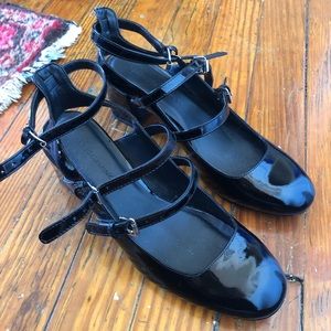 NWOT unworn Rebecca Minkoff patent Mary Jane heels